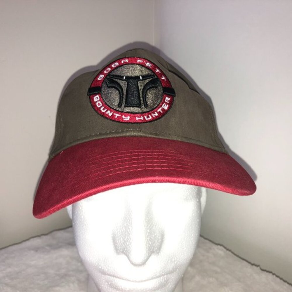 Star‎ Wars Lucas Films Brown/Red Ballcap Boba Fett Bounty Hunter OS